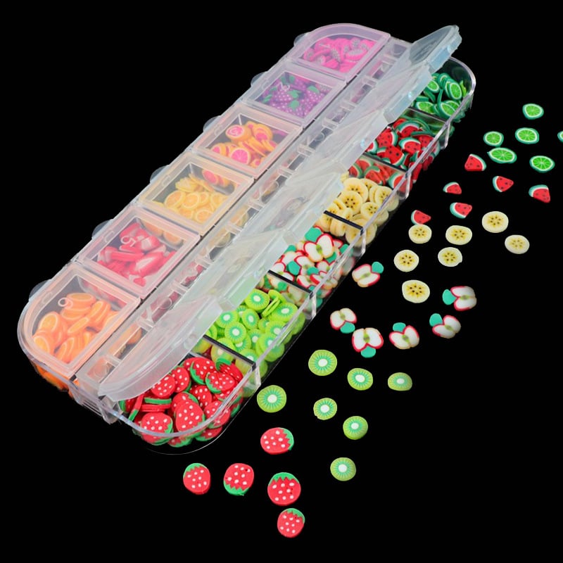 Fruit Slice Soft Pottery DIY Slime Jewelry Accessories