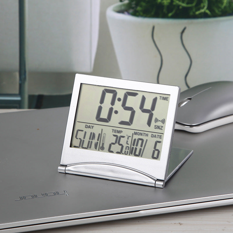 Thin Folding Clock with Perpetual Calendar for Students