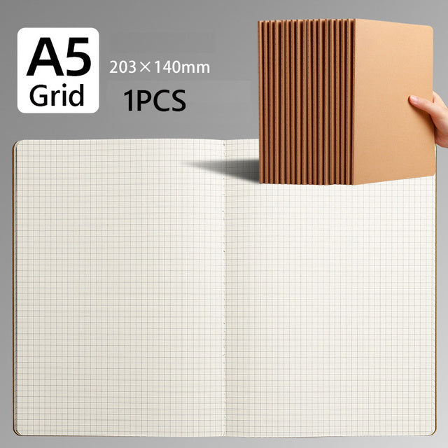A5/B5 Blank Gridline Sketchbook for Drawing & Graffiti
