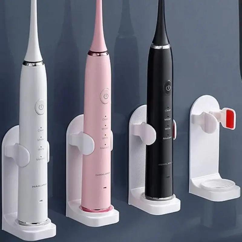Adjustable Wall-Mounted Electric Toothbrush Holder Rack