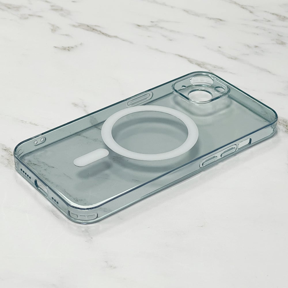 Transparent Glass MagSafe Phone Case