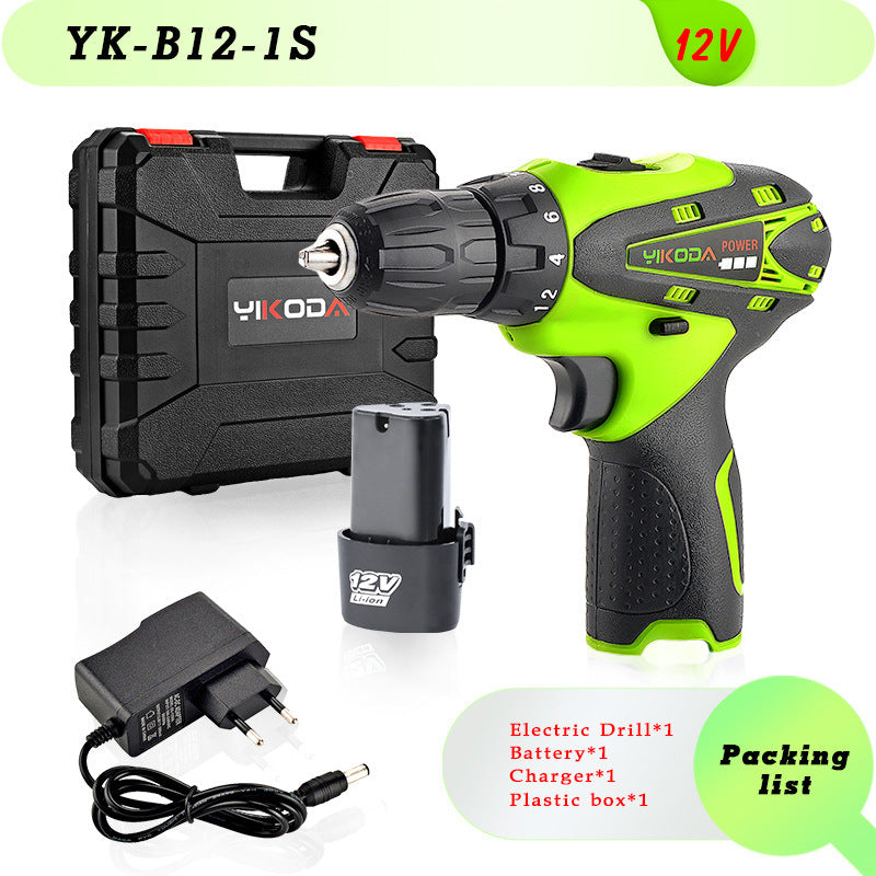 High-Power Cordless Lithium Electric Drill Driver