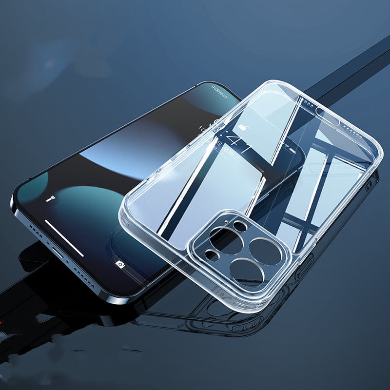 Transparent Glass MagSafe Phone Case