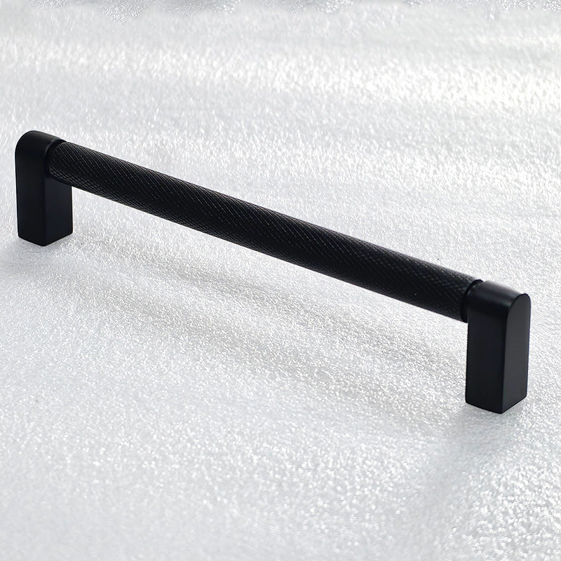 Zinc Alloy Cabinet Handle with Knurling (Multiple Sizes)
