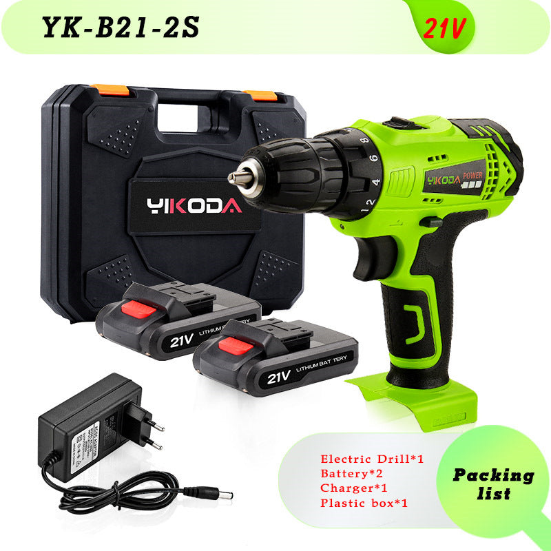 High-Power Cordless Lithium Electric Drill Driver