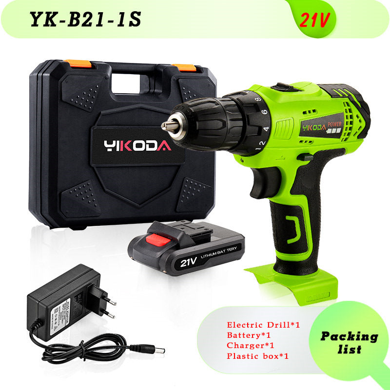 High-Power Cordless Lithium Electric Drill Driver