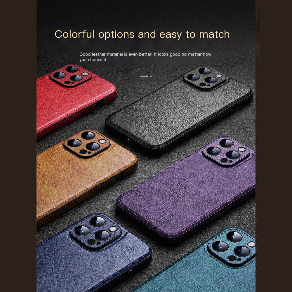 Premium Leather Case for iPhone 15 Pro Max & 13/11