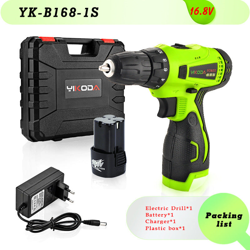 High-Power Cordless Lithium Electric Drill Driver