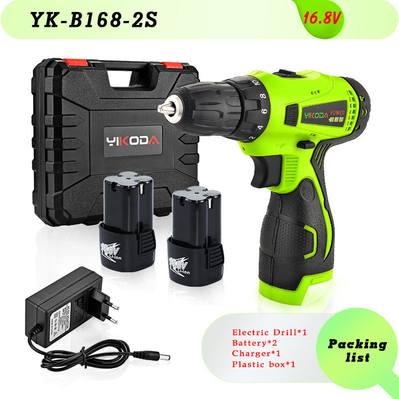High-Power Cordless Lithium Electric Drill Driver