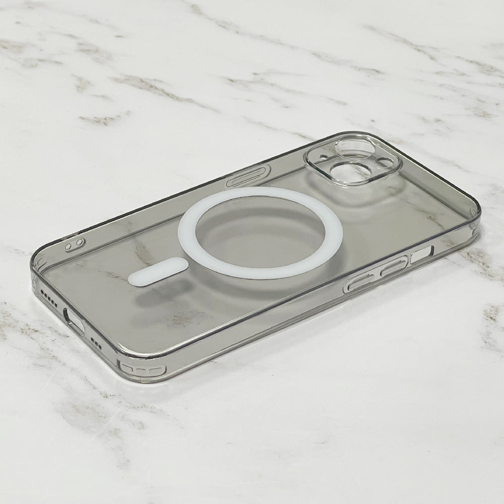 Transparent Glass MagSafe Phone Case