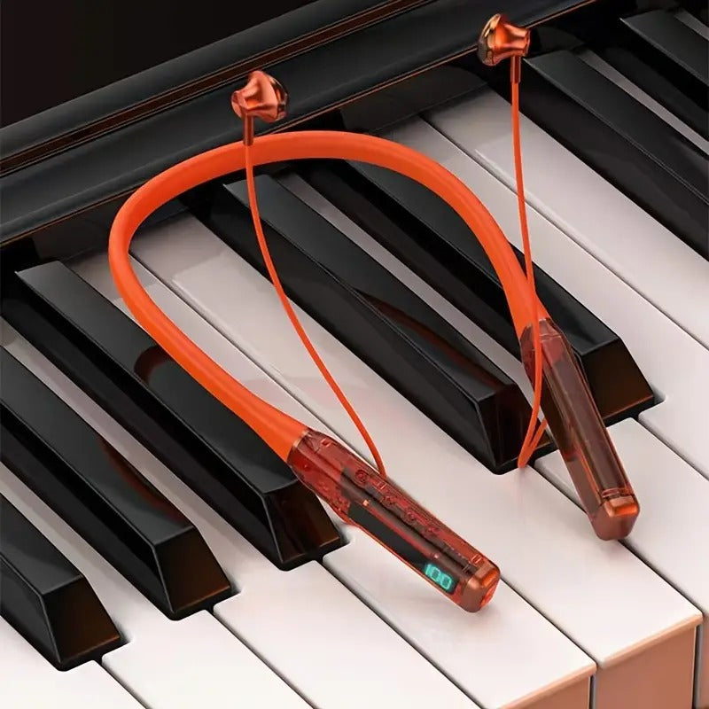 Wireless Sports Headphones with LED Digital Display