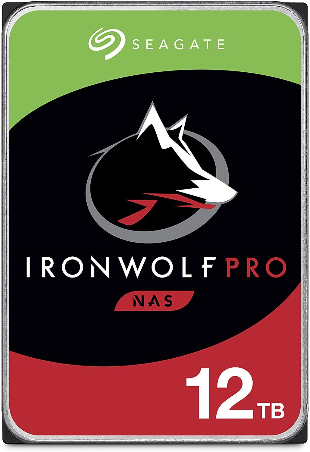 Seagate IronWolf Pro 12TB NAS Internal Hard Drive HDD – 3.5 Inch SATA 6Gb/s 7200 RPM 256MB Cache for RAID Network Attached Storage Data Recovery Service – Frustration Free Packaging (ST12000NEZ008)