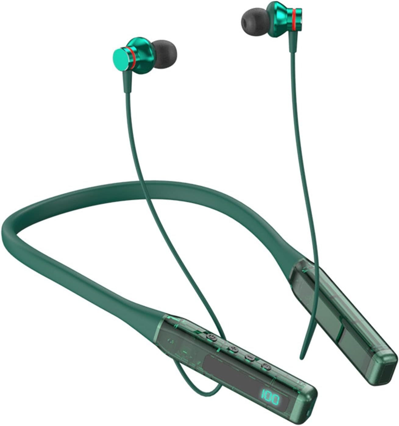 Wireless Sports Headphones with LED Digital Display