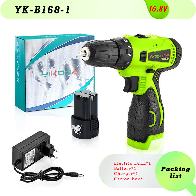 High-Power Cordless Lithium Electric Drill Driver