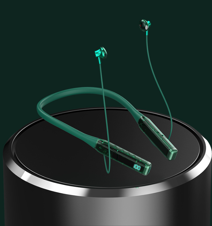 Wireless Sports Headphones with LED Digital Display