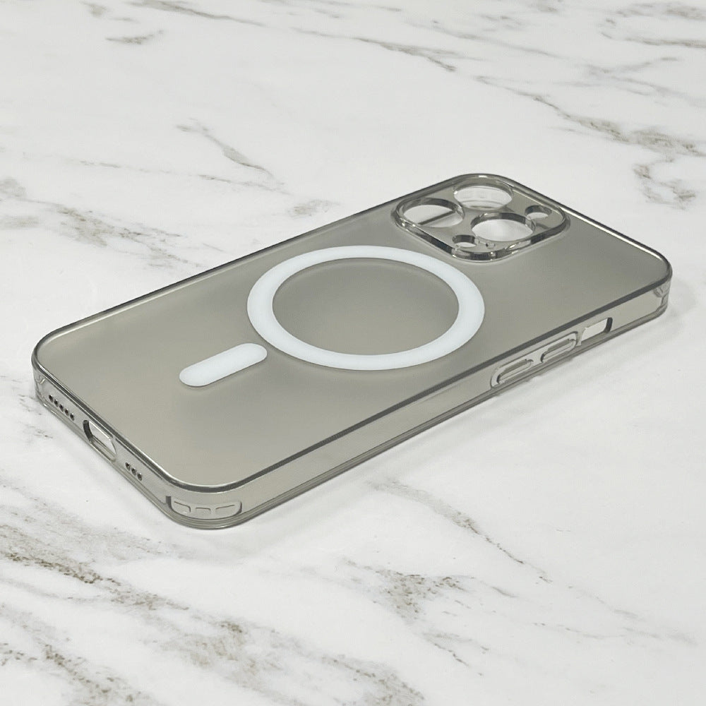 Transparent Glass MagSafe Phone Case