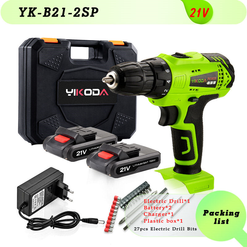 High-Power Cordless Lithium Electric Drill Driver