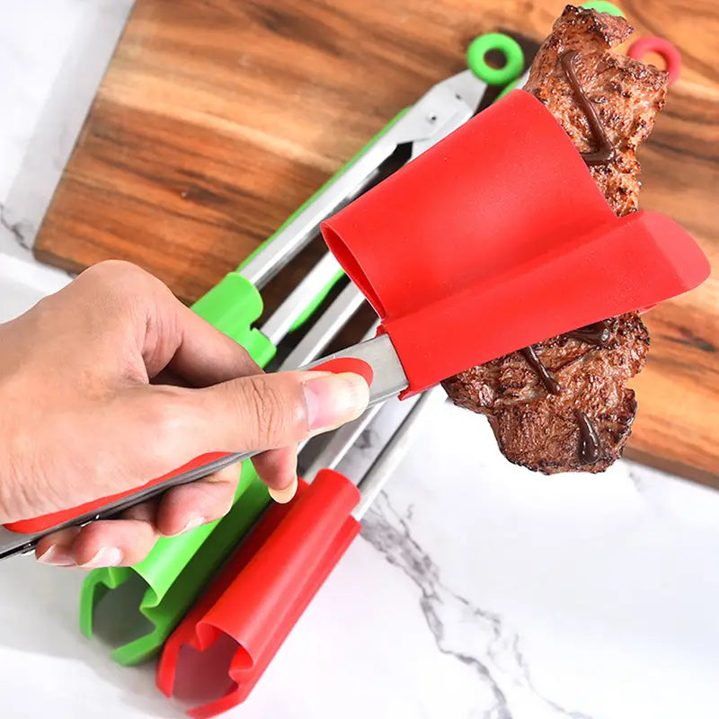 Multifunctional 2-in-1 Silicone Spatula and Tongs
