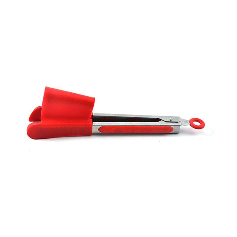 Multifunctional 2-in-1 Silicone Spatula and Tongs