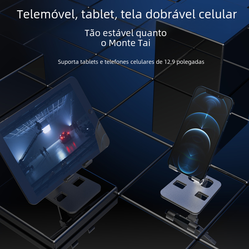 All-Metal Aluminum Desktop Phone Stand for Live Streaming