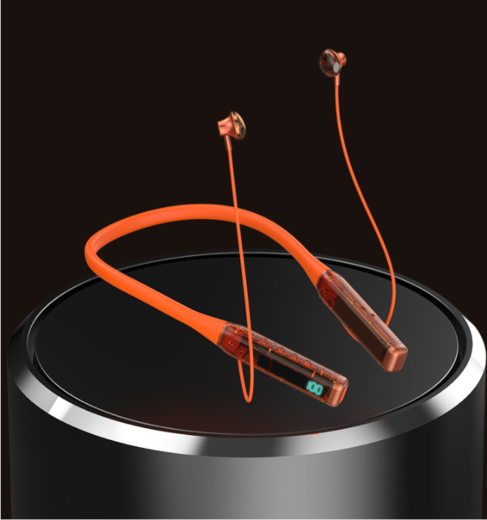 Wireless Sports Headphones with LED Digital Display